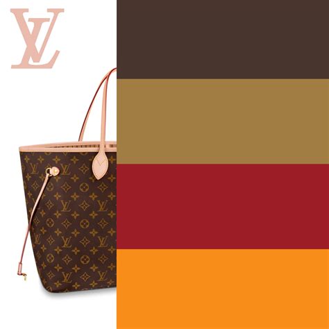 louis vuitton color bags.